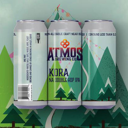 Atmos Brewing Kora Doubled Hopped Non-Alcoholic IPA - 16oz - ProofNoMore