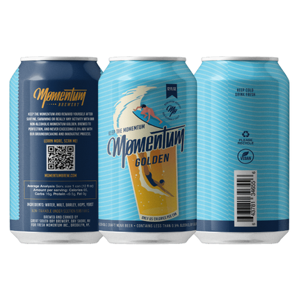 Momentum Brewery - Golden Non-Alcoholic Brew - 12oz - NON