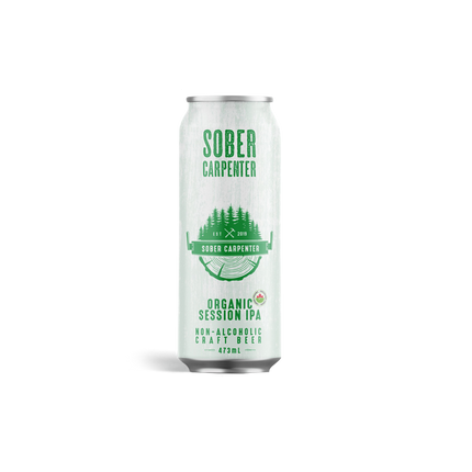 Sober Carpenter Non-Alcoholic Organic Session IPA Beer - 16oz - ProofNoMore